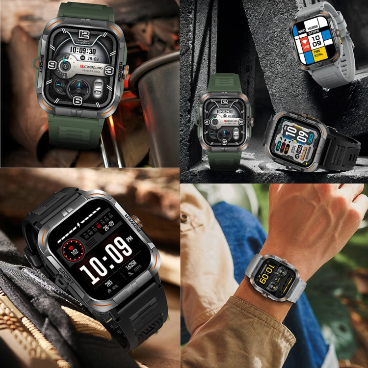 ZW69 1.97 inch AMOLED Outdoor Sports BT Call Smart Watch, Blood Oxygen / Heart Rate / Remote Photography / Sleep monitoring(Grey) - Smart Wristbands by PMC TechLife | Online Shopping South Africa | PMC TechLife | Buy Now Pay Later Mobicred