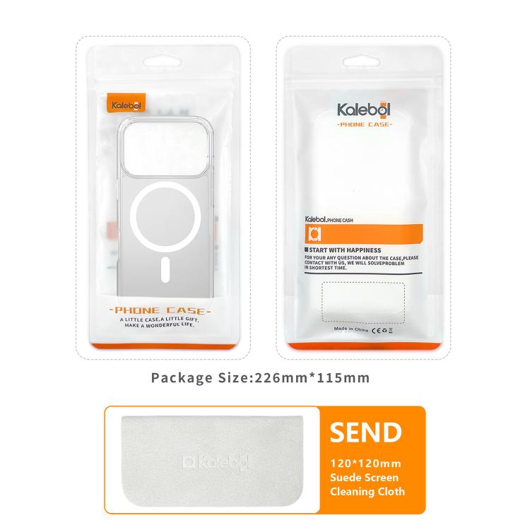 For iPhone 17 Air Kalebol Metal Lens Frame MagSafe Frosted PC Phone Case(Black) - iPhone 17 Air Cases by Kalebol | Online Shopping South Africa | PMC TechLife | Buy Now Pay Later Mobicred