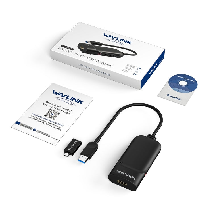 WAVLINK UG3501H Super Speed USB 3.0 To HDMI/Multi Monitor Video Graphic Adapter - free shipping - PMC Jewellery - Order now!