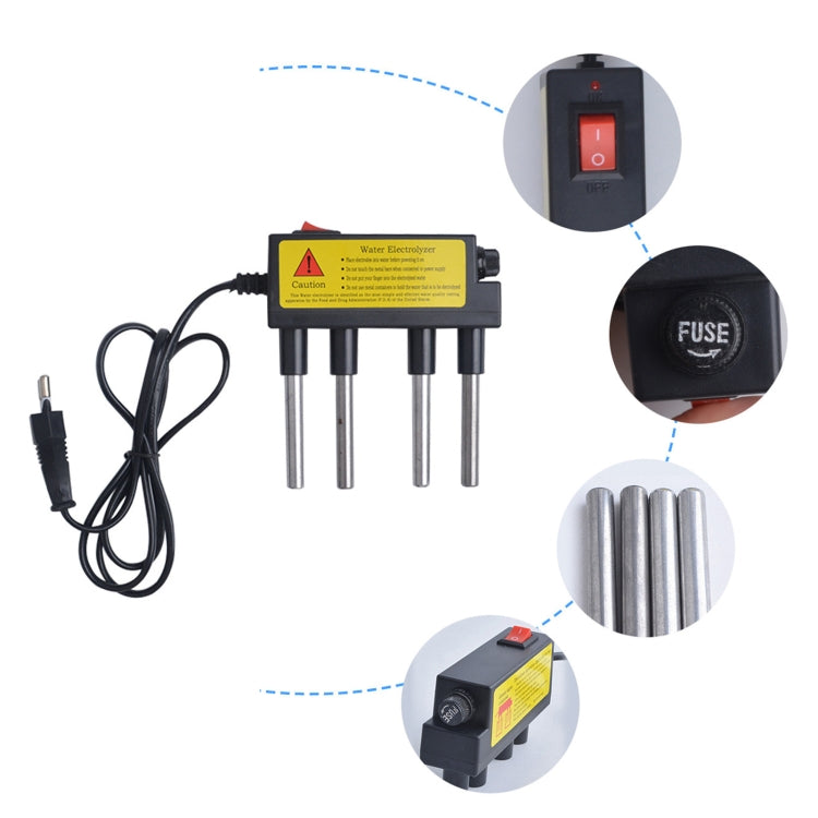 2 PCS Household Electrolyzer Test Electrolysis Water Tools Water Purity Level Meter PH Testing Tool Water Quality Tester(EU Plug) - Air & Water Quality Tester by PMC TechLife | Online Shopping South Africa | PMC TechLife | Buy Now Pay Later Mobicred