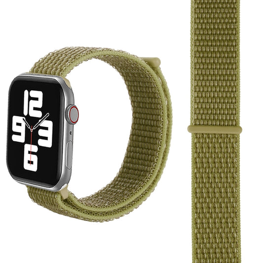 For Apple Watch 46mm / 49mm / 45mm / 44mm Simple Fashion Nylon Watch Band with Magic Stick(Dark Green) - Watch Bands by PMC Jewellery | Online Shopping South Africa | PMC Jewellery | Buy Now Pay Later Mobicred