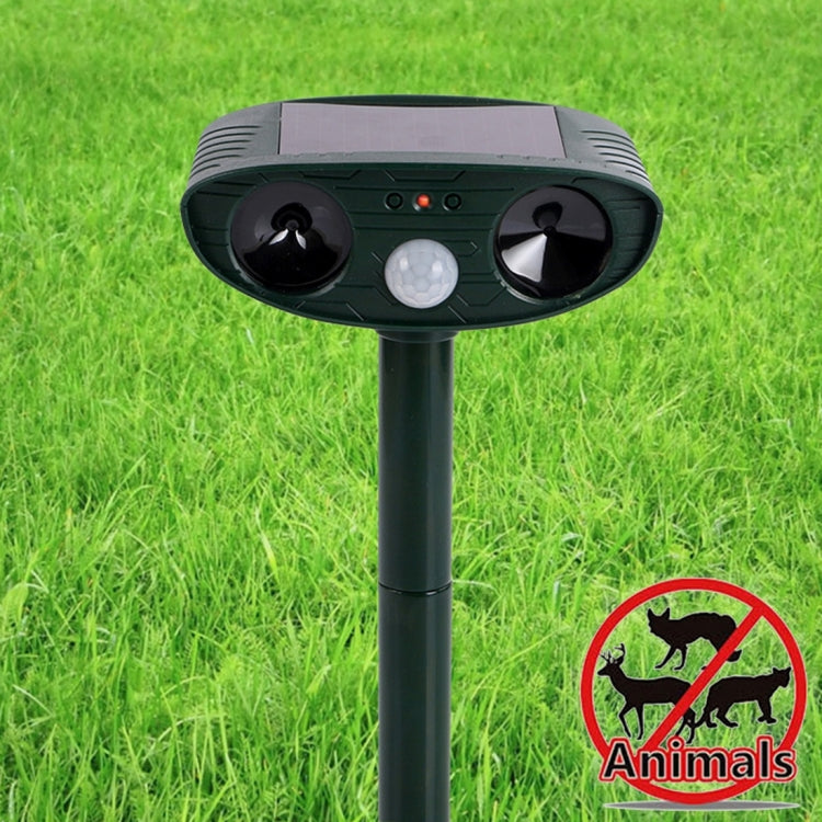 Powerful Ultrasonic Solar-powered Animal Repeller With PIR Sensor & Light Sensor - Outdoor Insect Repellent by PMC TechLife | Online Shopping South Africa | PMC TechLife
