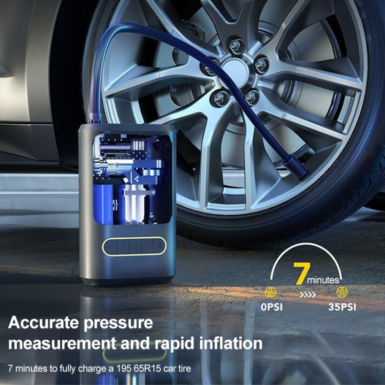 ATJ-8466 Portable Car Tire Air Pump Digital Display Wireless Electric Air Pump, Style: Dual Power - Inflatable Pump by PMC Jewellery | Online Shopping South Africa | PMC Jewellery | Buy Now Pay Later Mobicred