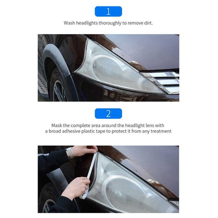 Car Headlight Scratch Yellowing Repair Fluid Set, Capacity: 10ml - free shipping - PMC TechLife - Order now!