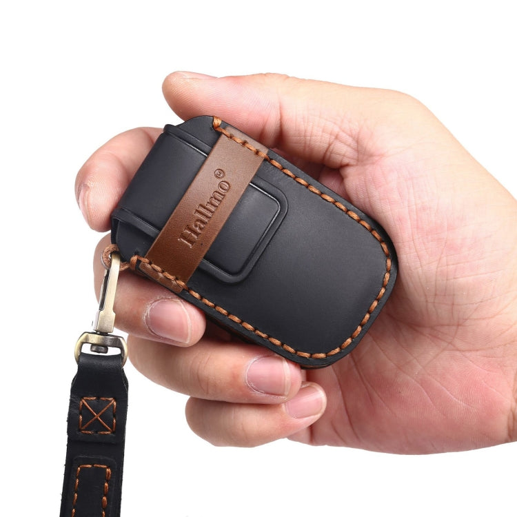 For Kia C134 6-button Hallmo Car Cowhide Leather Key Protective Cover Key Case(Brown) - free shipping - PMC TechLife - Order now!