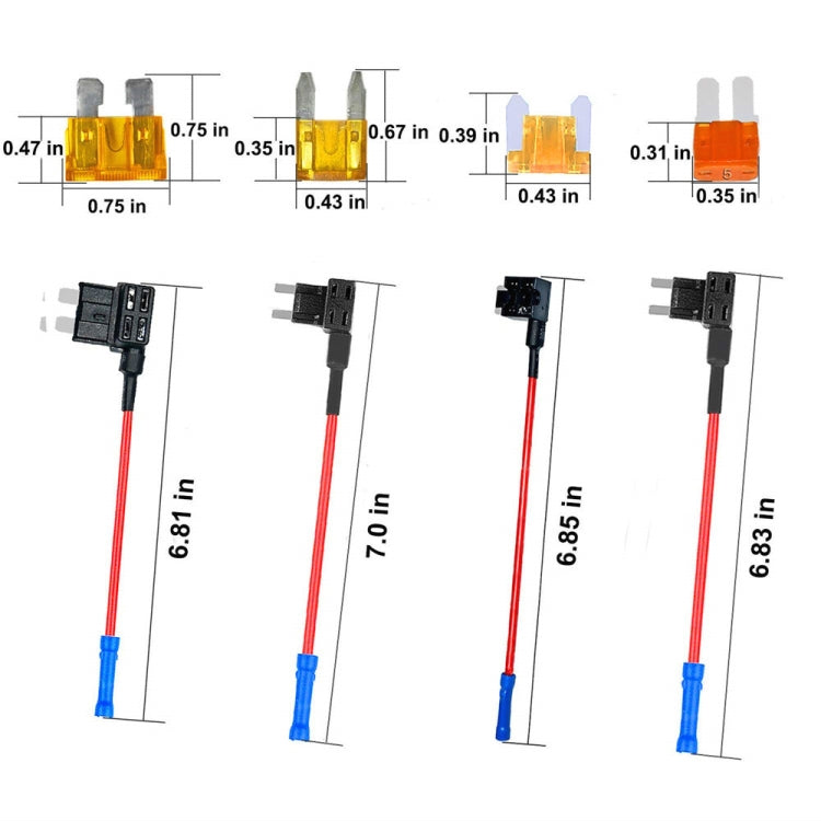 20 in 1 Car Blade Fuse Holder Kits with Cable - Fuse by PMC TechLife | Online Shopping South Africa | PMC TechLife | Buy Now Pay Later Mobicred
