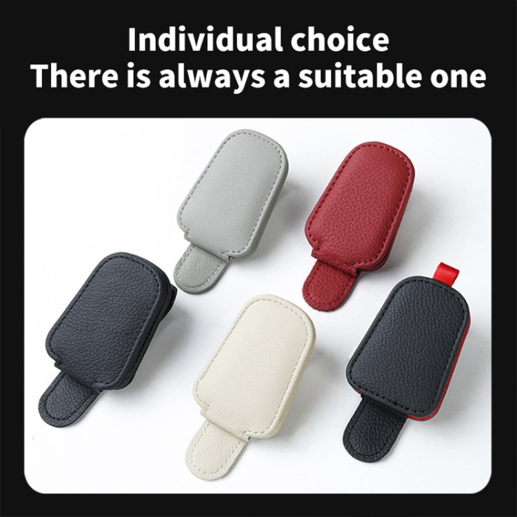 Car Sun Visor Glasses Clip Multi-functional Card Storage Bracket (Grey) - Sunglasses & Glasses Clips by PMC TechLife | Online Shopping South Africa | PMC TechLife | Buy Now Pay Later Mobicred