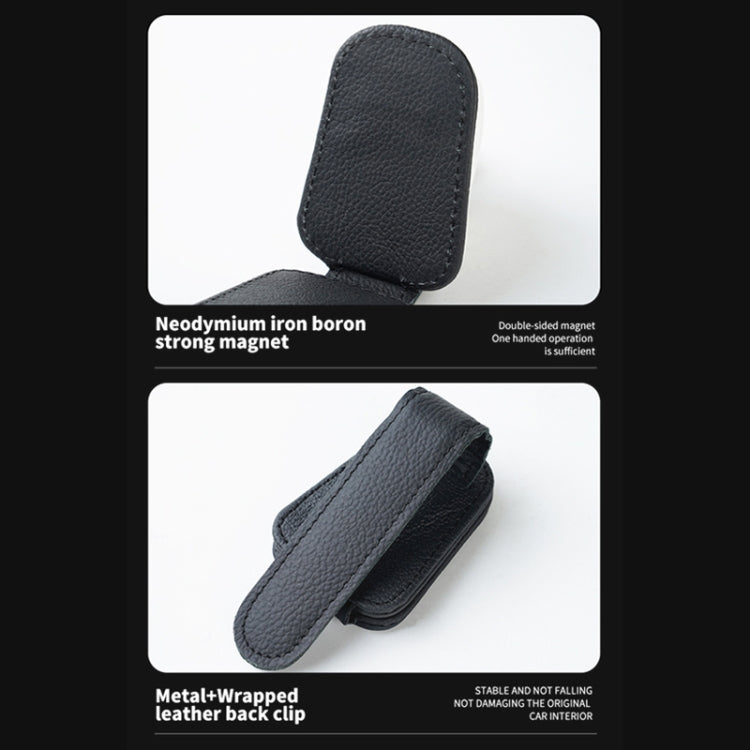 Car Sun Visor Glasses Clip Multi-functional Card Storage Bracket (Grey) - Sunglasses & Glasses Clips by PMC TechLife | Online Shopping South Africa | PMC TechLife | Buy Now Pay Later Mobicred