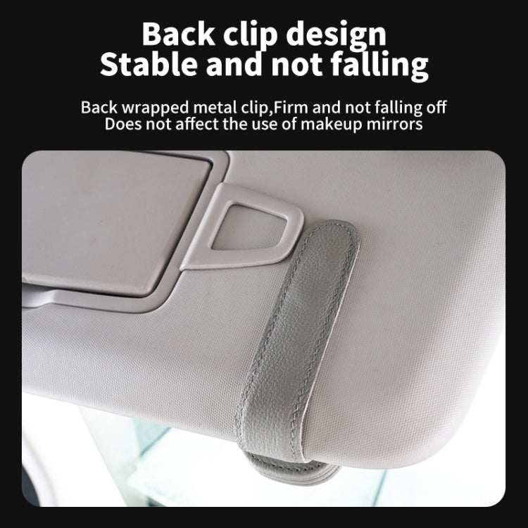 Car Sun Visor Glasses Clip Multi-functional Card Storage Bracket (Black) - Sunglasses & Glasses Clips by PMC TechLife | Online Shopping South Africa | PMC TechLife | Buy Now Pay Later Mobicred