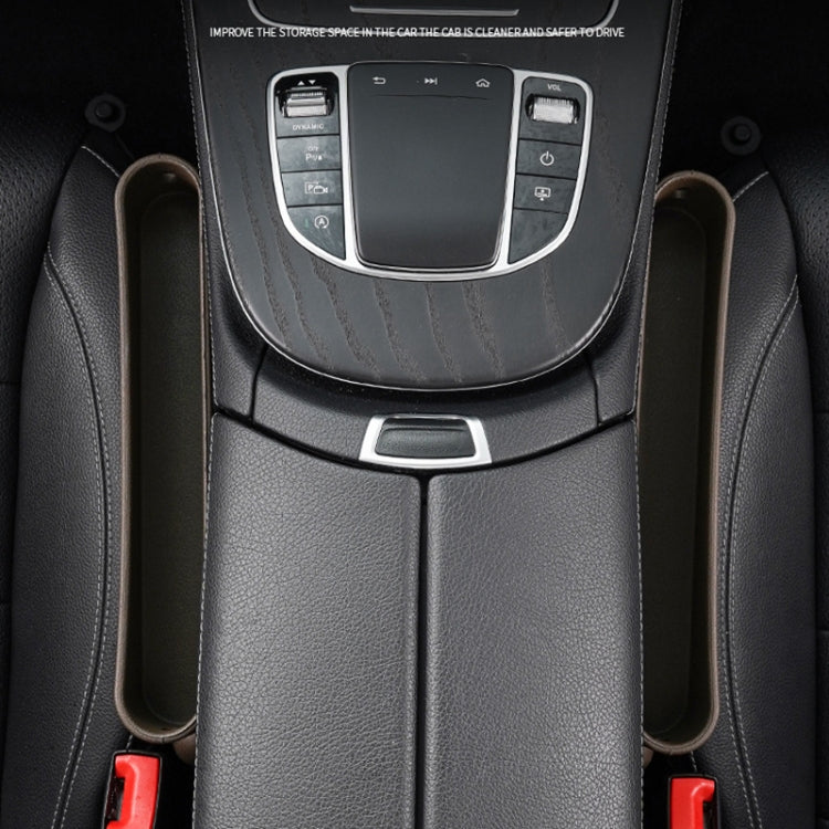 Car Gap Storage Box Multifunctional Car Seat Crevice Storage Box, Specification: Single Pack (Black) - Stowing Tidying by PMC TechLife | Online Shopping South Africa | PMC TechLife | Buy Now Pay Later Mobicred