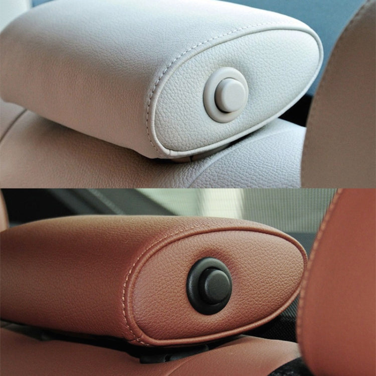 For BMW E90 / F18 Left Driving Car Rear Seat Headrest Switch Button 52207251371-1(Beige White) - Car Switches by PMC TechLife | Online Shopping South Africa | PMC TechLife | Buy Now Pay Later Mobicred