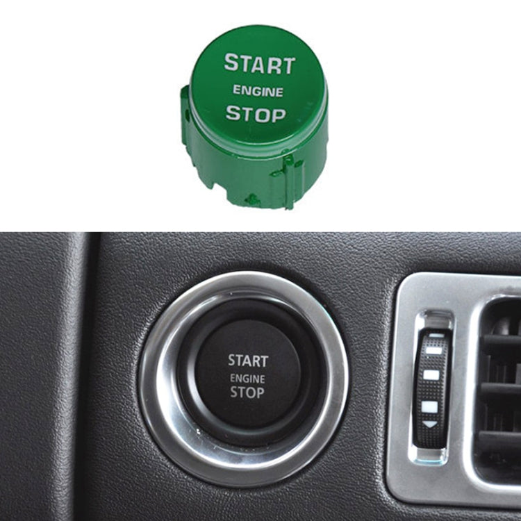 One-key Start Engine Stop Switch Button for Land Rover Range Rover / Discovery, Left Driving(Green) - Car Switches by PMC TechLife | Online Shopping South Africa | PMC TechLife | Buy Now Pay Later Mobicred