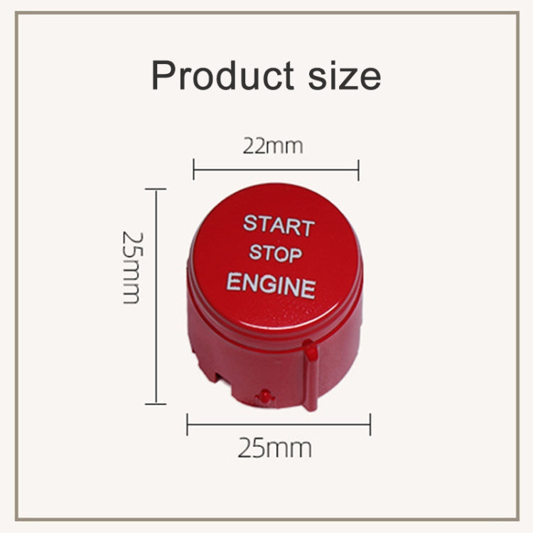 One-key Start Engine Stop Switch Button for Land Rover Freelander 2, Left Driving (Green) - Car Switches by PMC TechLife | Online Shopping South Africa | PMC TechLife | Buy Now Pay Later Mobicred