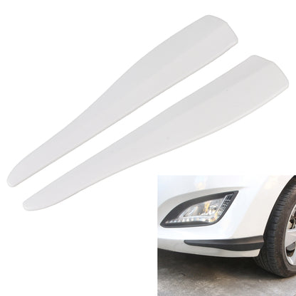 1 Pair Car Solid Color Silicone Bumper Strip, Style: Long (White) - Anti Collision Sticker by PMC Jewellery | Online Shopping South Africa | PMC Jewellery | Buy Now Pay Later Mobicred