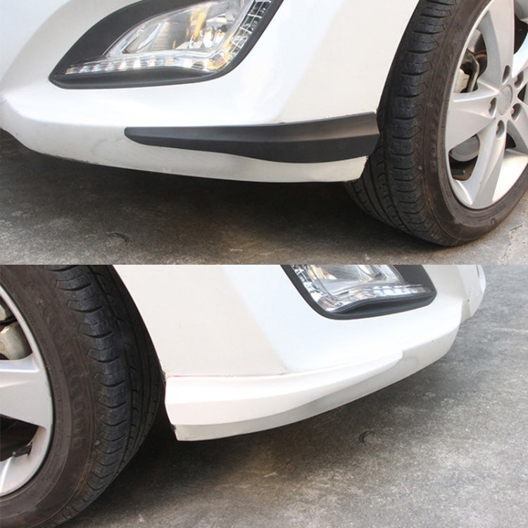 1 Pair Car Carbon Fiber Silicone Bumper Strip, Style: Long (Grey) - Anti Collision Sticker by PMC TechLife | Online Shopping South Africa | PMC TechLife | Buy Now Pay Later Mobicred