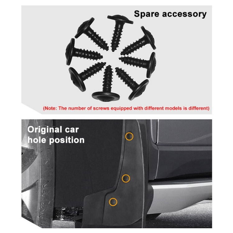 For Toyota RAV4 2019 4pcs/Set Car Auto Soft Plastic Splash Flaps Fender Guard - Mudguards by PMC TechLife | Online Shopping South Africa | PMC TechLife | Buy Now Pay Later Mobicred