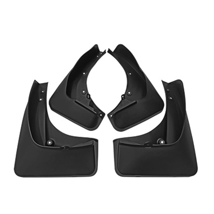 For BMW X5 E70 F15 Normal Edition 2008-2018 4pcs/Set Car Auto Soft Plastic Splash Flaps Fender Guard with Pedal - Mudguards by PMC Jewellery | Online Shopping South Africa | PMC Jewellery | Buy Now Pay Later Mobicred