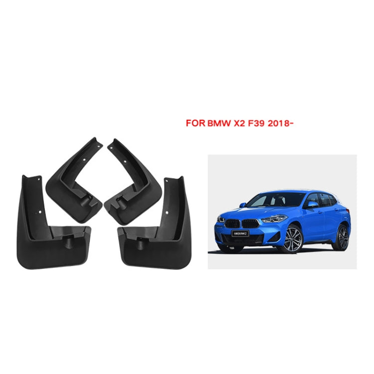 For BMW X2 F39 2018-2023 4pcs/Set Car Auto Soft Plastic Splash Flaps Fender Guard - Mudguards by PMC Jewellery | Online Shopping South Africa | PMC Jewellery | Buy Now Pay Later Mobicred