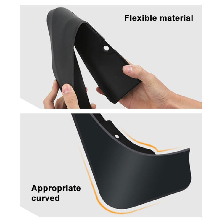 For Audi A3 Hatchback 2021 4pcs/Set Car Auto Soft Plastic Splash Flaps Fender Guard - Mudguards by PMC TechLife | Online Shopping South Africa | PMC TechLife | Buy Now Pay Later Mobicred