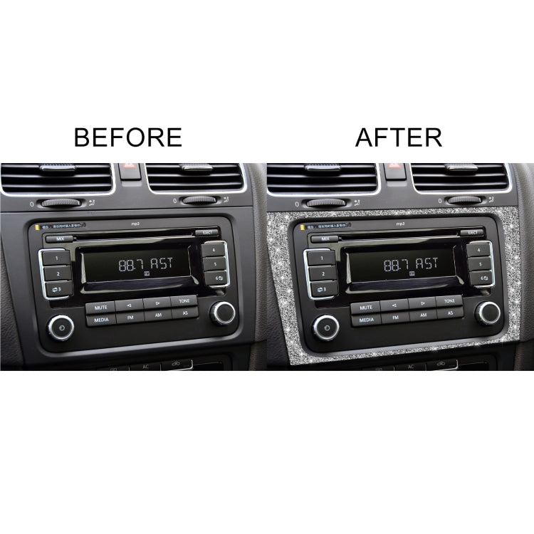 Car CD Panel Diamond Decoration Cover Sticker for Volkswagen Golf 6 2008-2012, Left and Right Drive - Car Interior Mouldings by PMC TechLife | Online Shopping South Africa | PMC TechLife | Buy Now Pay Later Mobicred