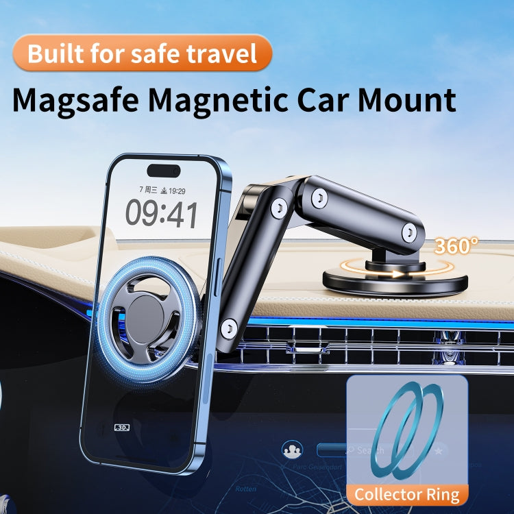 LK-CDD13 Car Multi-angle Adjustable MagSafe Magnetic Holder (Black) - Car Holders by PMC TechLife | Online Shopping South Africa | PMC TechLife | Buy Now Pay Later Mobicred