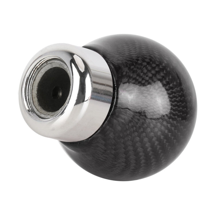 Car Carbon Fiber Pattern Gear Shift Knob Round Modified Gear Shift Head (Black) - Shift Knob by PMC TechLife | Online Shopping South Africa | PMC TechLife | Buy Now Pay Later Mobicred