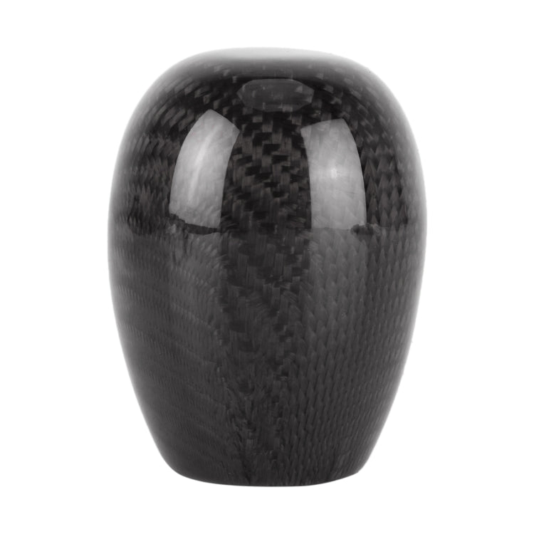 Car Carbon Fiber Pattern Gear Shift Knob Short Style Duck Egg Type Automatic Gear Head (Black) - Shift Knob by PMC TechLife | Online Shopping South Africa | PMC TechLife | Buy Now Pay Later Mobicred