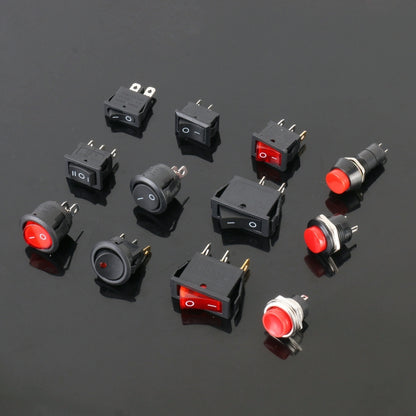 50pcs Universal Power Switch Button Assortment Kit - Car Switches by PMC Jewellery | Online Shopping South Africa | PMC Jewellery