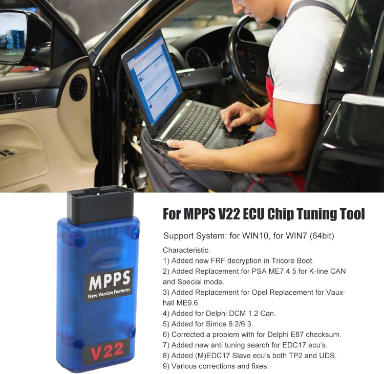 MPPS V22 Unlock Version Life Time ECU Chip Tuning Tool - Electronic Test by PMC TechLife | Online Shopping South Africa | PMC TechLife | Buy Now Pay Later Mobicred