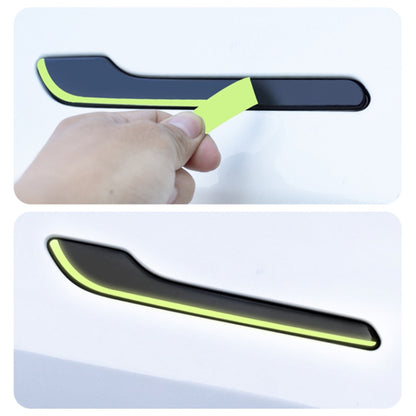 For Tesla Model 3 / Y 4pcs / Set Car Door Handle Luminous Decorative Sticker - Car Interior Mouldings by PMC Jewellery | Online Shopping South Africa | PMC Jewellery | Buy Now Pay Later Mobicred