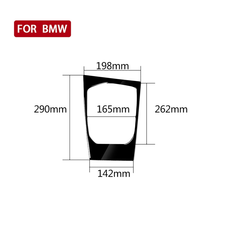 Car Left Drive Gear Panel Decorative Sticker for BMW Series 3 G20 G28 325Li 330d 335 2019-2020(Black) - Car Interior Mouldings by PMC Jewellery | Online Shopping South Africa | PMC Jewellery | Buy Now Pay Later Mobicred