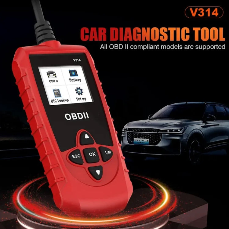 V314 Car OBD Diagnostic Instrument Fault Clear Code Reader - free shipping - PMC TechLife - Order now!