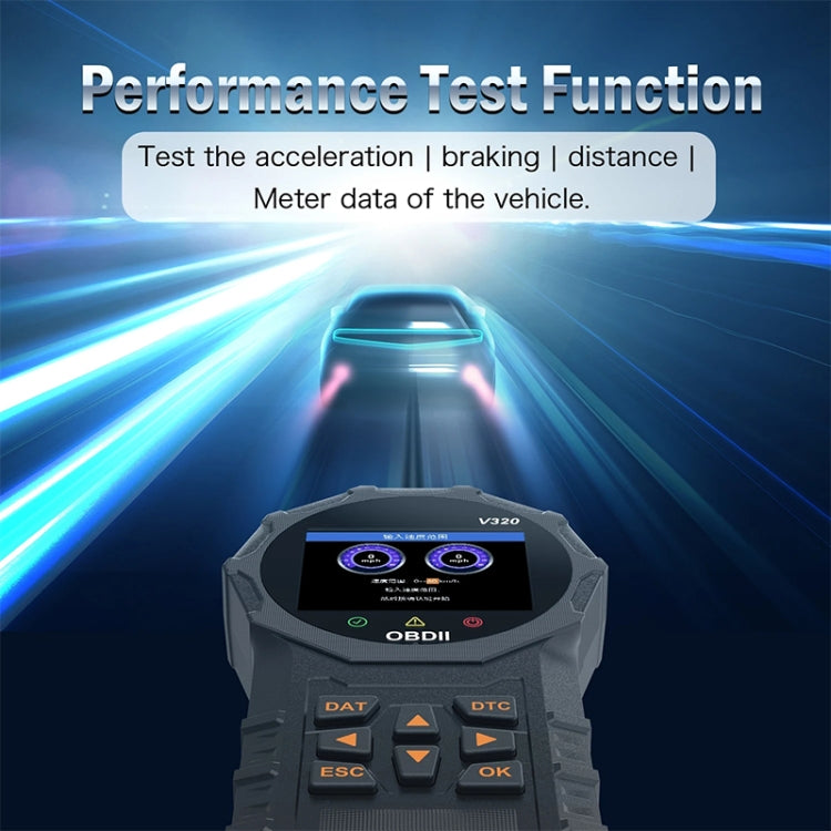 V320 Car OBD2 Diagnostic Instrument Fault Clear Code Reader - Electronic Test by PMC TechLife | Online Shopping South Africa | PMC TechLife | Buy Now Pay Later Mobicred
