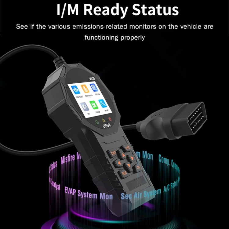 V320 Car OBD2 Diagnostic Instrument Fault Clear Code Reader - Electronic Test by PMC TechLife | Online Shopping South Africa | PMC TechLife | Buy Now Pay Later Mobicred