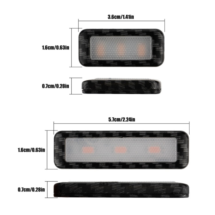 Car 4 in 1 LED Ambient Light Door Decorative Light (Pink Light) - Door Lights by PMC TechLife | Online Shopping South Africa | PMC TechLife | Buy Now Pay Later Mobicred