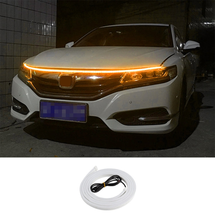 1.5m Car Daytime Running Super Bright Decorative LED Atmosphere Light (Yellow Light) - Decorative Lights by PMC TechLife | Online Shopping South Africa | PMC TechLife