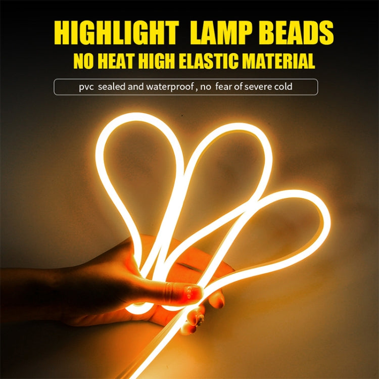 1.5m Car Daytime Running Super Bright Decorative LED Atmosphere Light (Yellow Light) - Decorative Lights by PMC TechLife | Online Shopping South Africa | PMC TechLife