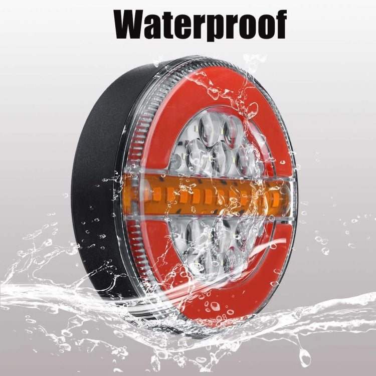 4 inch 24V Truck LED Flowing Water Taillight - Brake Lights by PMC Jewellery | Online Shopping South Africa | PMC Jewellery | Buy Now Pay Later Mobicred