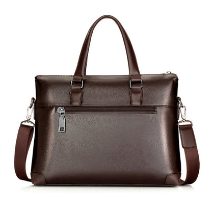 WEIXIER 16037 Multifunctional Men Business Handbag Computer Briefcase Single Shoulder Bag with Handbag(Brown) - Crossbody Bags by WEIXIER | Online Shopping South Africa | PMC Jewellery