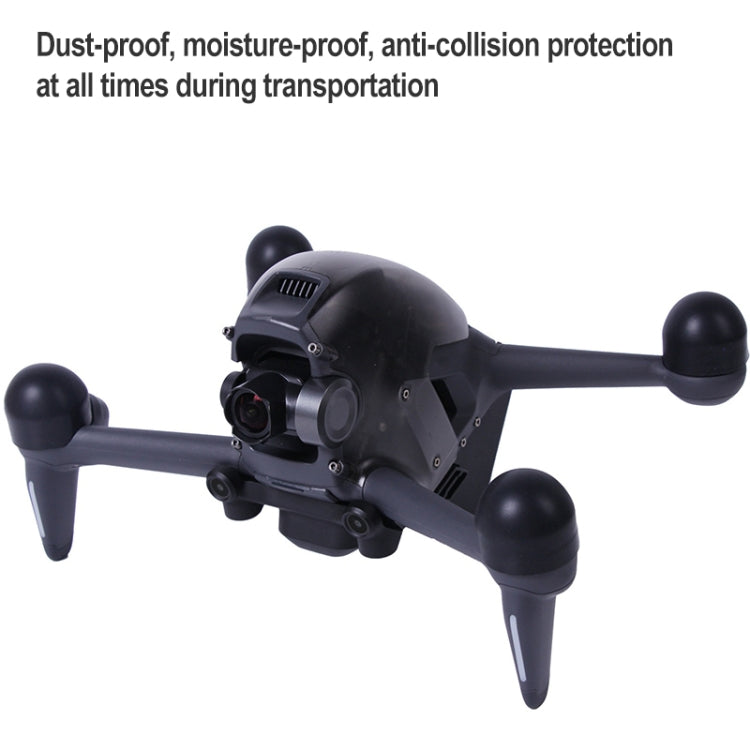 Sunnylife FV-Q9308 4 PCS Motor Protective Cover Motors Silicone Cap Protector for DJI FPV (Black) -  by Sunnylife | Online Shopping South Africa | PMC Jewellery | Buy Now Pay Later Mobicred