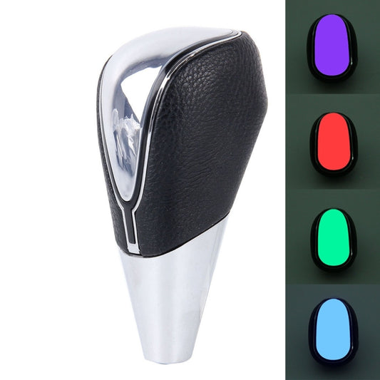 Colorful Car Breathing Racing Dash LED Magic Lamp Black Leather Gear Head Shift Knob, Size: 11.5 * 4.1 * 1.4 cm - Shift Knob by PMC Jewellery | Online Shopping South Africa | PMC Jewellery | Buy Now Pay Later Mobicred