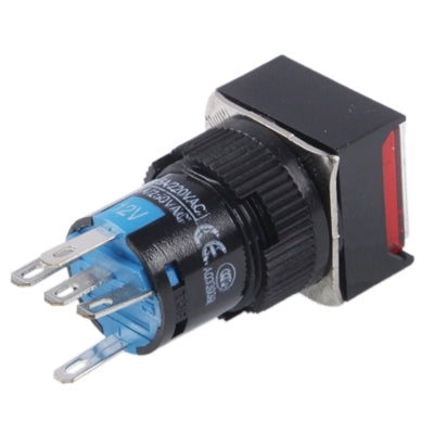 Car DIY Square Button Push Switch with LED Indicator, DC 24V(Red) - Car Switches by PMC Jewellery | Online Shopping South Africa | PMC Jewellery