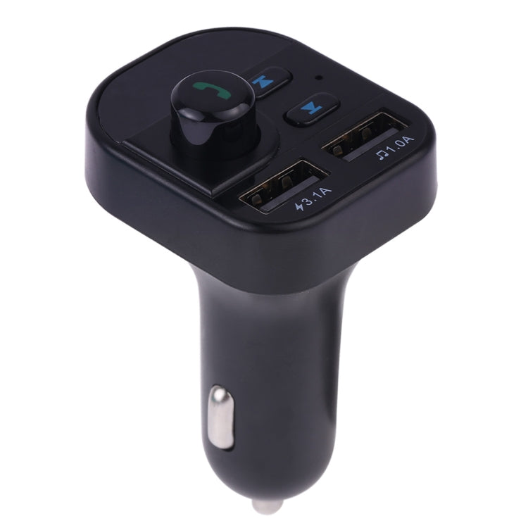 805E Dual USB Charging Bluetooth FM Transmitter MP3 Music Player Car Kit, Support Hands-Free Call  & Read TF Card / U Disk Music(Black) - Bluetooth Car Kits by PMC Jewellery | Online Shopping South Africa | PMC Jewellery | Buy Now Pay Later Mobicred