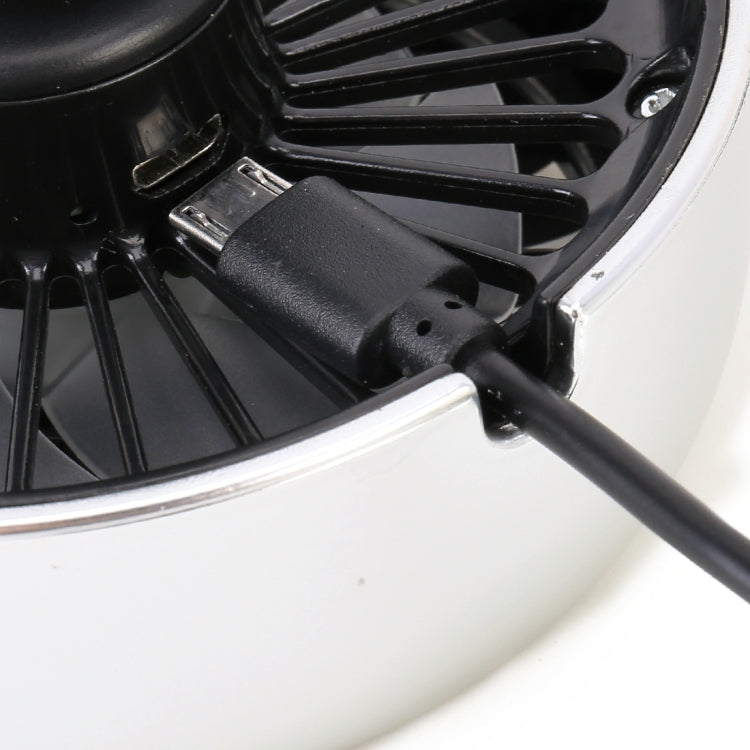 Multi-function Portable Car Air Outlet Sucker Electric Cooling Fan(Silver) - Heating & Fans by PMC TechLife | Online Shopping South Africa | PMC TechLife | Buy Now Pay Later Mobicred
