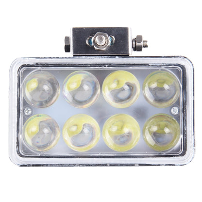 4 inch DC 9-36V 40W 3800LM 6000K IP67 Waterproof Squared Car Spotlight Fog Spot Light Foglight LED Car Bulbs with 8 LED Lights(White Light) - Work Lights by PMC Jewellery | Online Shopping South Africa | PMC Jewellery | Buy Now Pay Later Mobicred