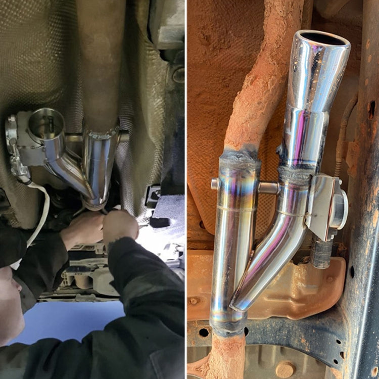 CNSPEED Y Shape 2 In 1 Car Remote Control Electric Exhaust Valve Pipe, Size: 3 inch - Exhaust Pipes by PMC TechLife | Online Shopping South Africa | PMC TechLife | Buy Now Pay Later Mobicred