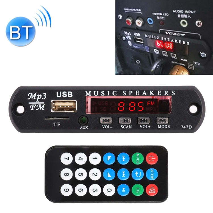 Car 12V Audio Bluetooth MP3 Player Decoder Board FM Radio TF USB 3.5 mm AUX, without Recording - Car MP3 & MP4 & MP5 by PMC TechLife | Online Shopping South Africa | PMC TechLife | Buy Now Pay Later Mobicred