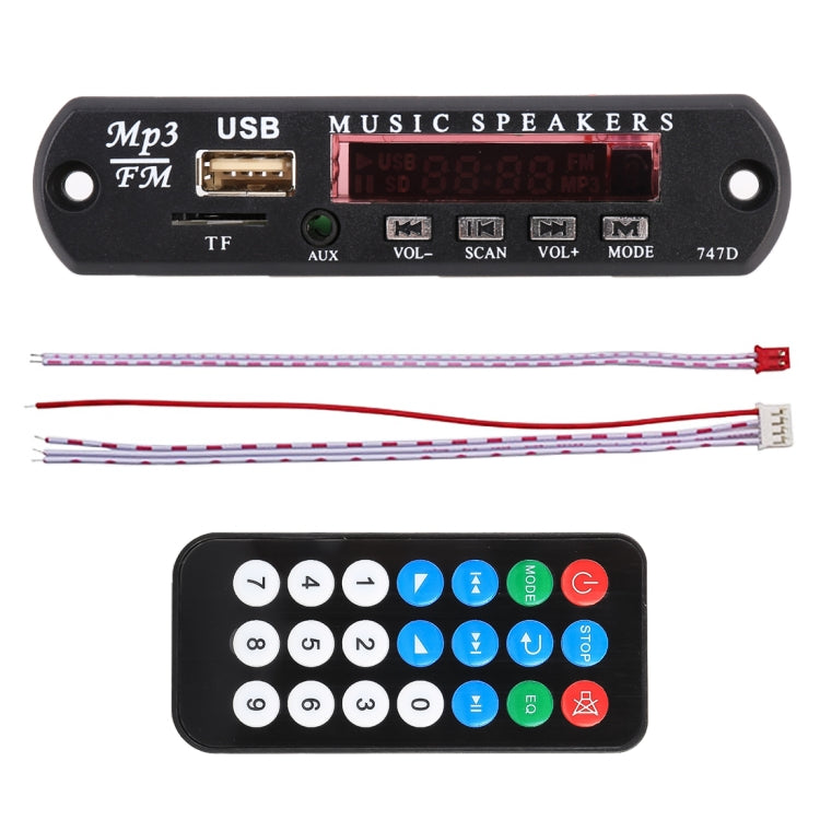 Car 12V Audio Bluetooth MP3 Player Decoder Board FM Radio TF USB 3.5 mm AUX, without Recording - Car MP3 & MP4 & MP5 by PMC Jewellery | Online Shopping South Africa | PMC Jewellery | Buy Now Pay Later Mobicred