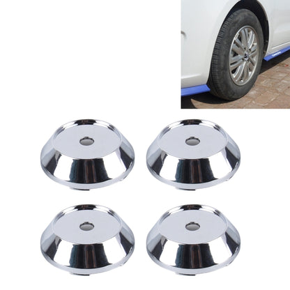 4 PCS Metal Car Styling Accessories Car Emblem Badge Sticker Wheel Hub Caps Centre Cover - Wheels Tires & Parts by PMC Jewellery | Online Shopping South Africa | PMC Jewellery