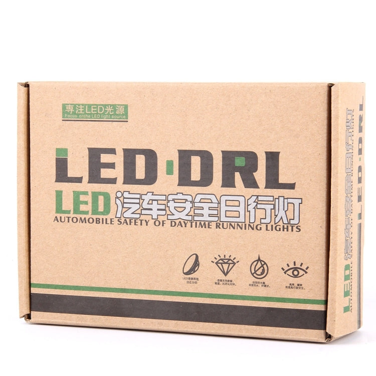 2 PCS LD-006 5730-6SMD 12W 1200LM 7000K White Light  Daytime Running Light.DC 12V - Running Lights by PMC TechLife | Online Shopping South Africa | PMC TechLife | Buy Now Pay Later Mobicred